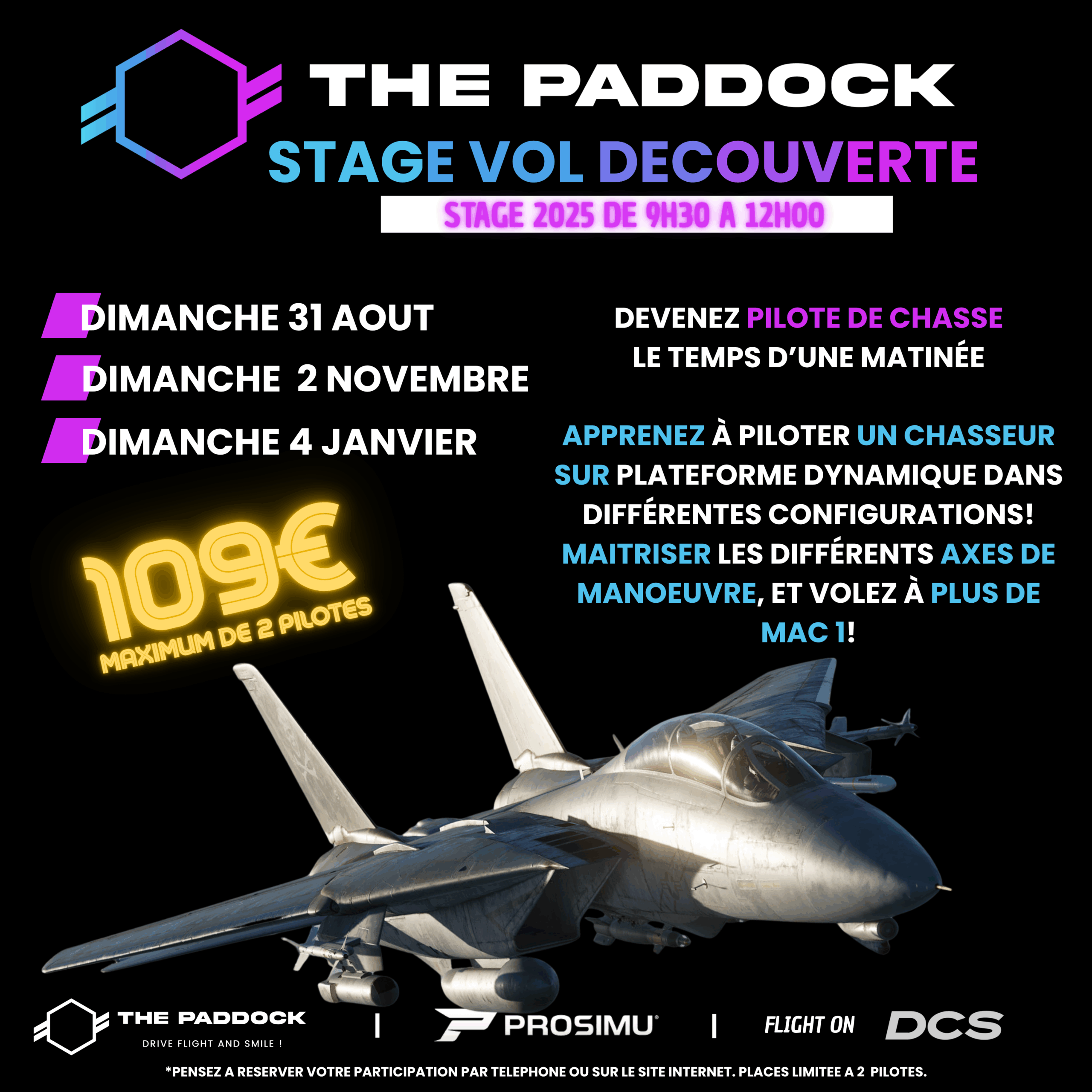 Stage Vol Découverte Simulateur